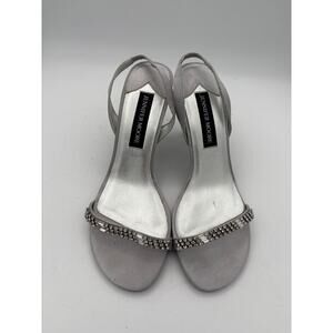 Women’s Jennifer Moore Size 7.5 Silver Slingback Heels